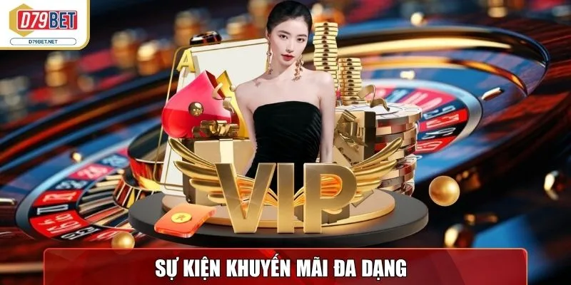 Sự kiện khuyến mãi đa dạng, thưởng cao tại D79 Bet